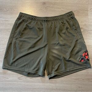 Men’s Adidas Athletic Shorts Forest Green